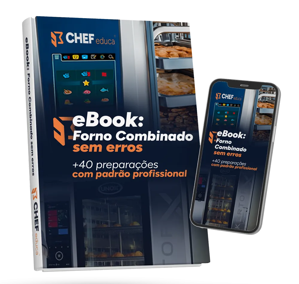 Mockup do eBook Forno Combinado Sem Erros